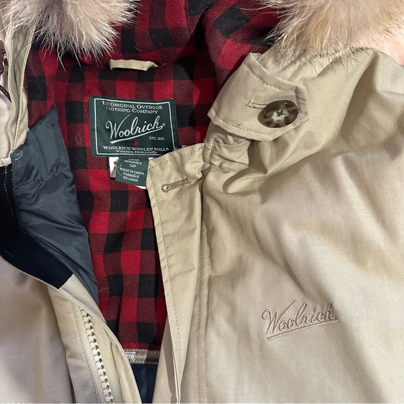 Woolrich Tan Arctic Parka Down Jacket - Picture 2 of 5